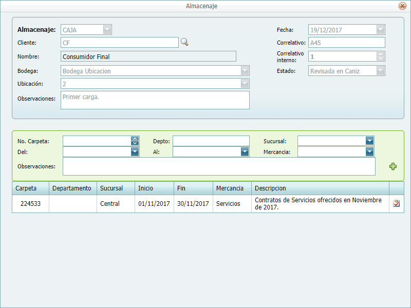 GeneralAlmacenajeProductoNuevoFin