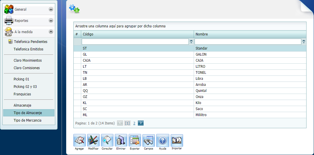 GeneralAlmacenajeTipoAlmacenaje