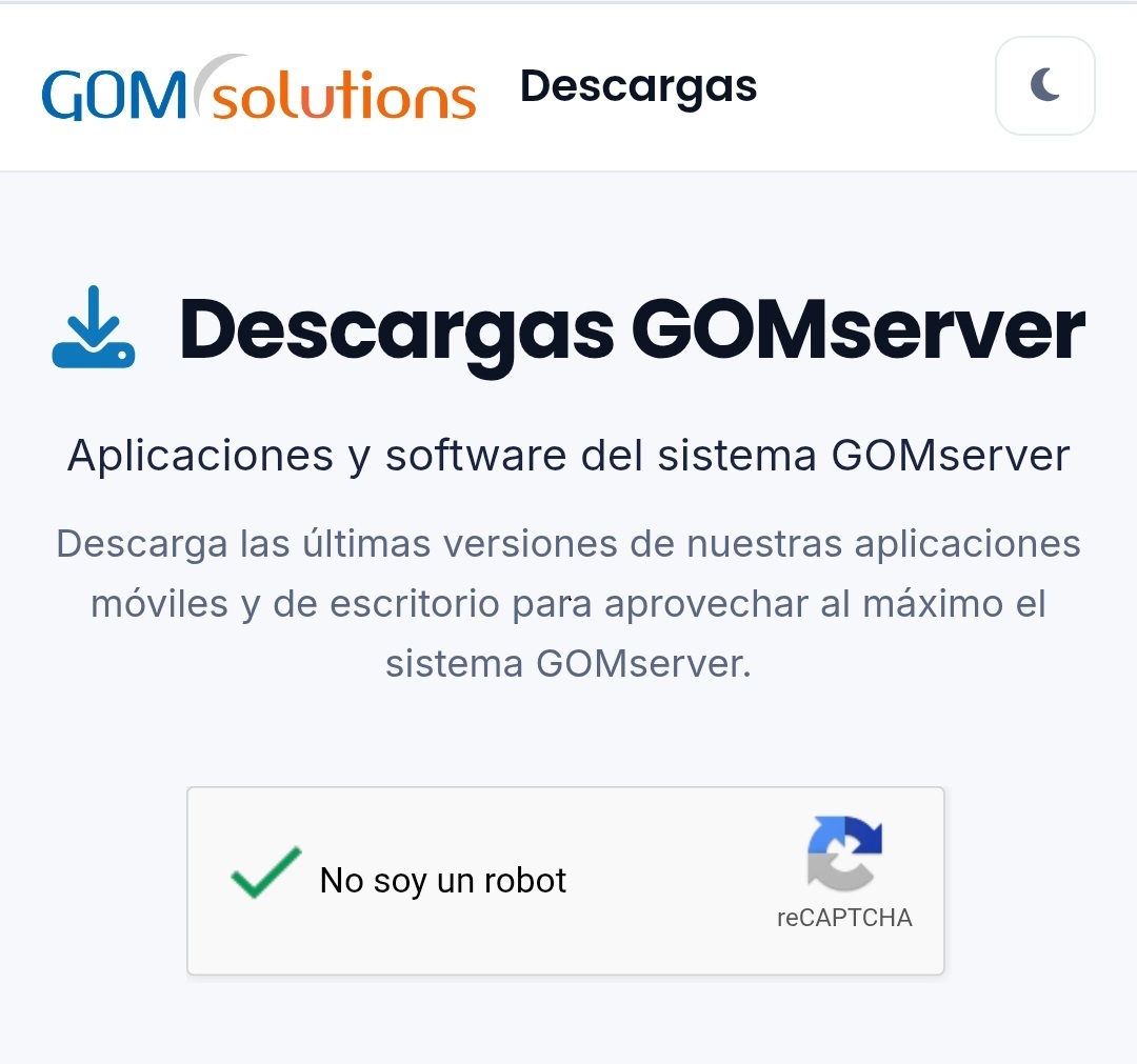 GOMremotoDescargarDireccionNoRobotMarcado
