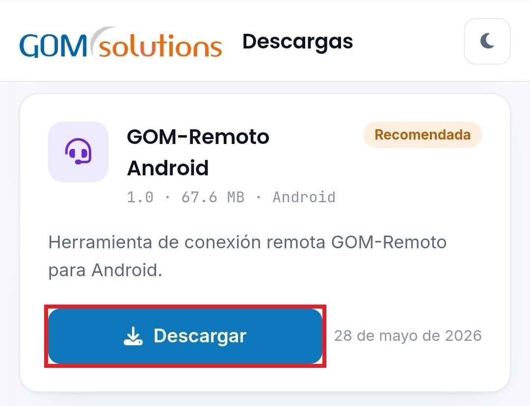 GOMremotoDescargarDireccionNoRobotMarcadoDescargar