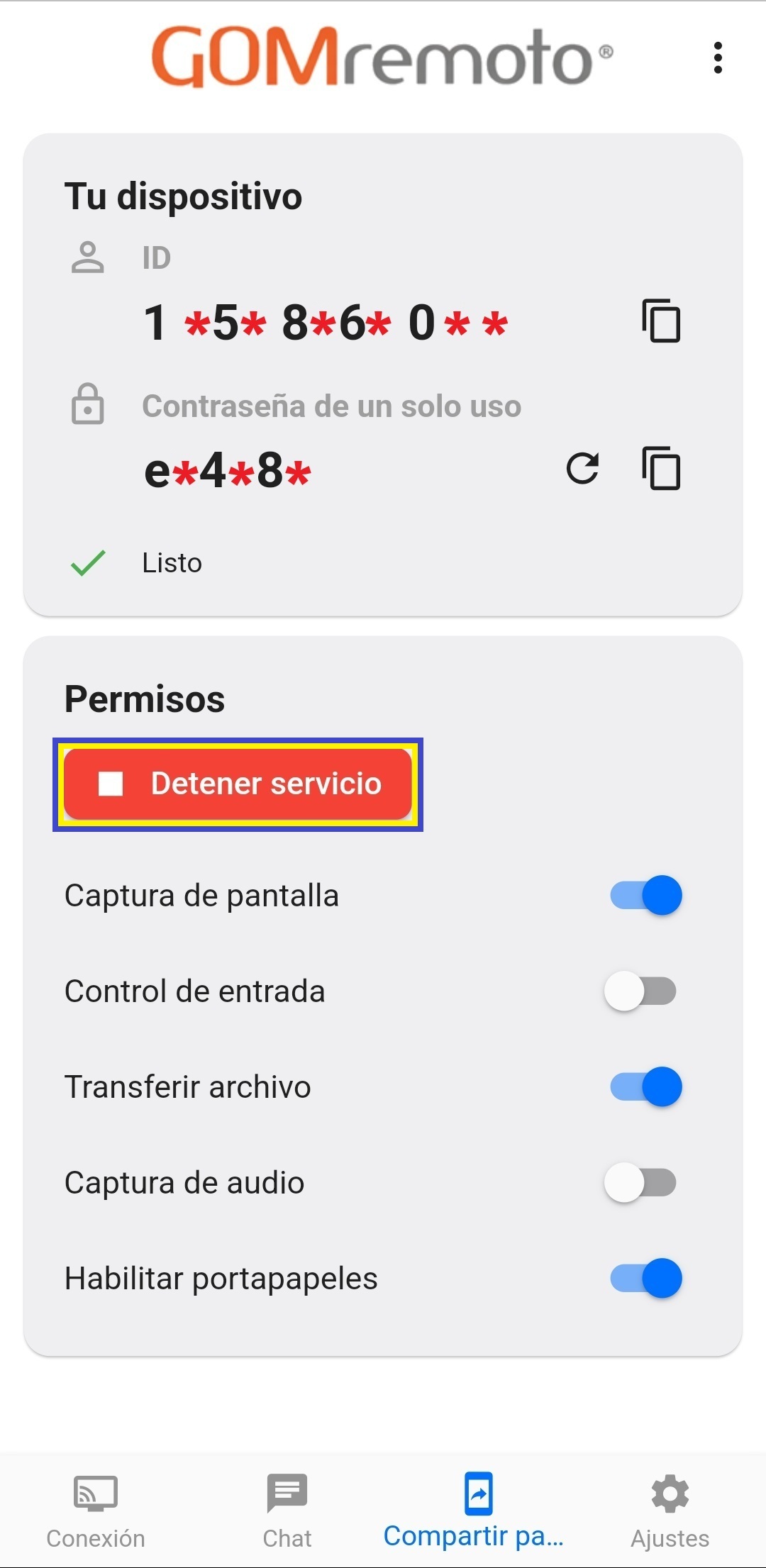 GOMremotoDetener
