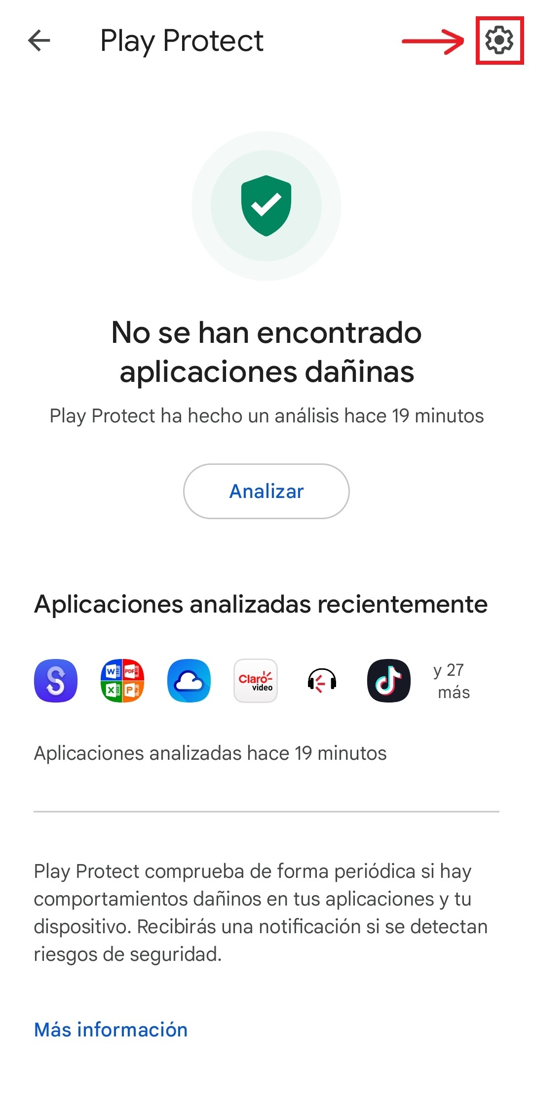 GOMremotoPlayStoreAbrirTresPuntosPlayProtectEngranaje