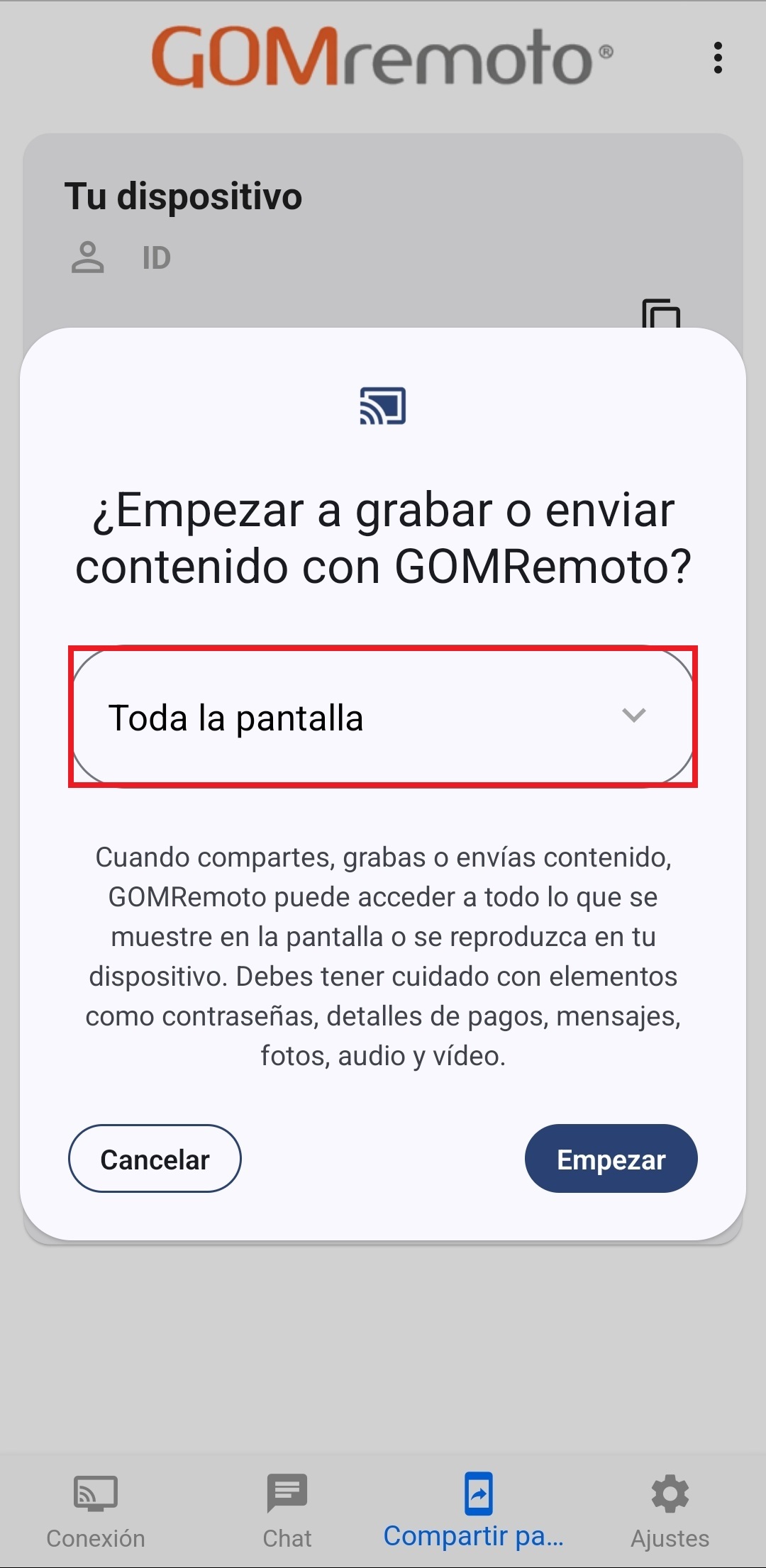GOMremotoTransferirIniciarAceptar