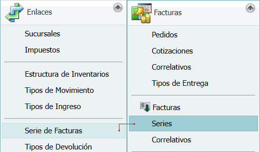 Contabilidad Enlaces Serie de Facturas