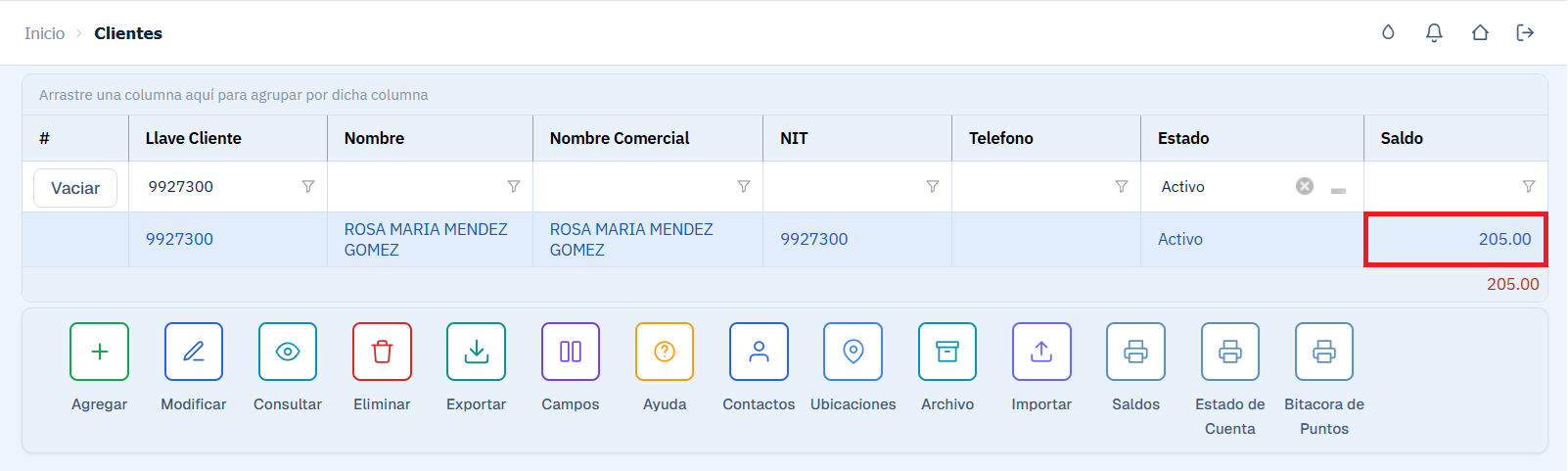 Cuentas Por Cobrar Movimiento Cargo Cliente Despues