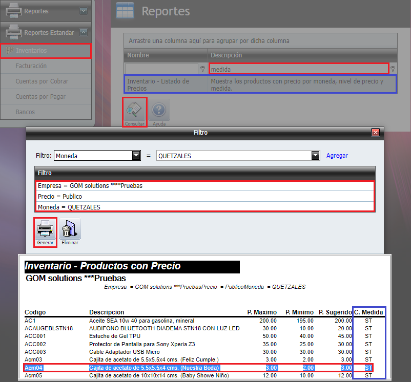 Compra Ordenes Importar CodigoMedida