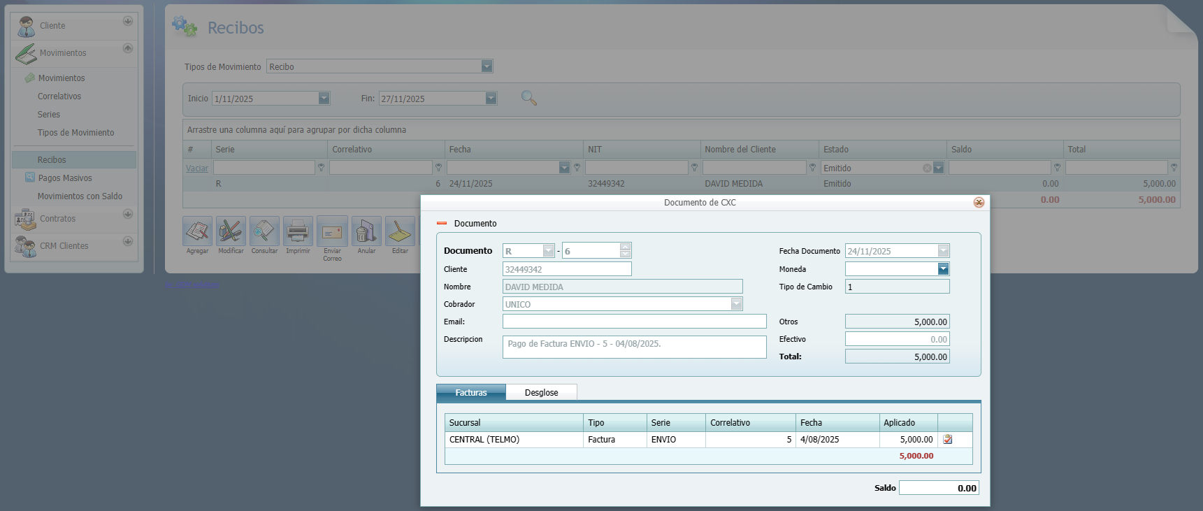 GOMserver App Recibos Nube