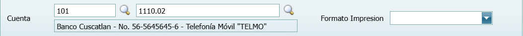 Contabilidad Enlaces Estructura Cuenta Bancaria Modificar Centro