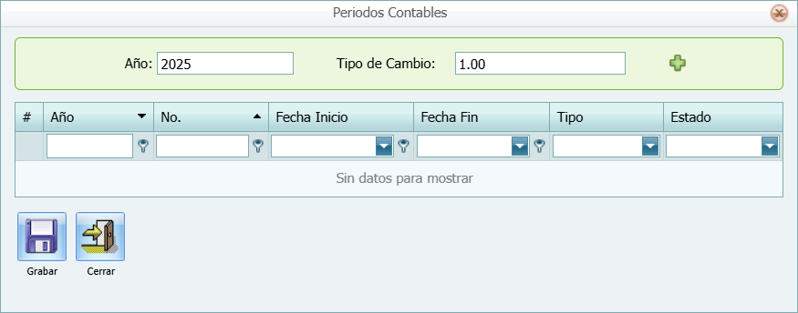 Contabilidad Periodo Contable En Blanco