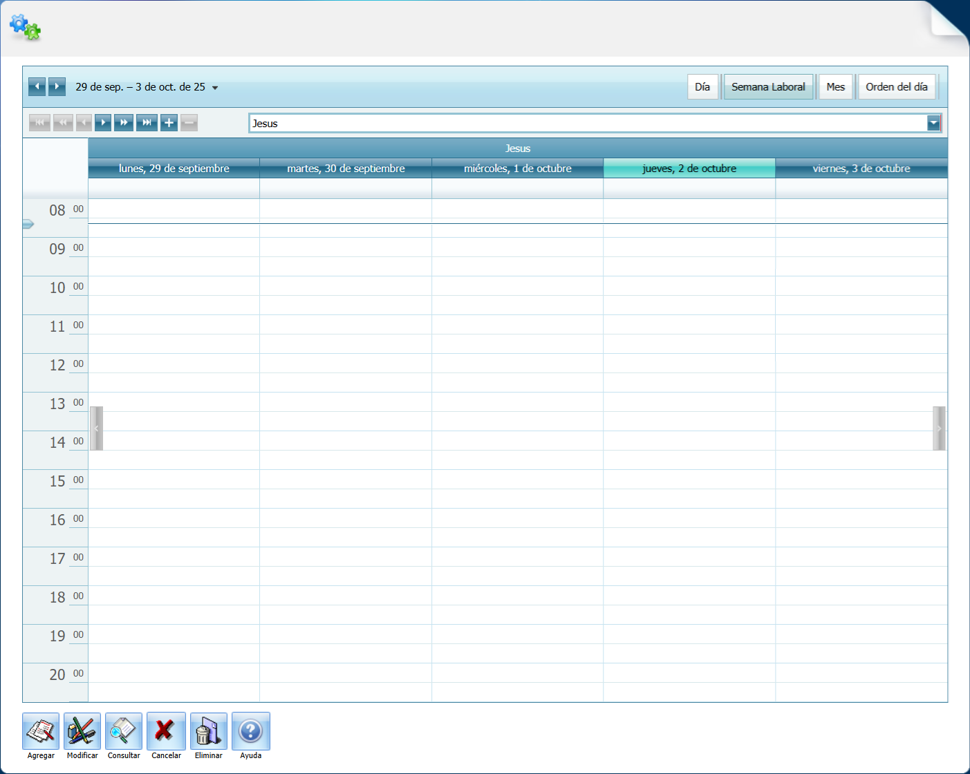 Help Desk Cita Calendario Cita Eliminar