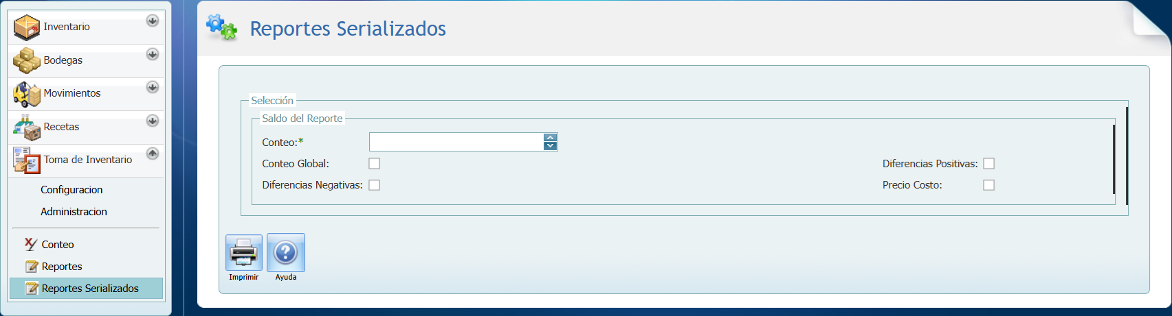 Inventario Reportes Serializados