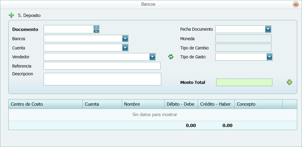 Bancos Movimiento Nuevo