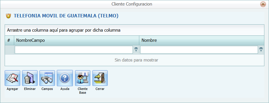 GOMserver General Cliente Configuracion
