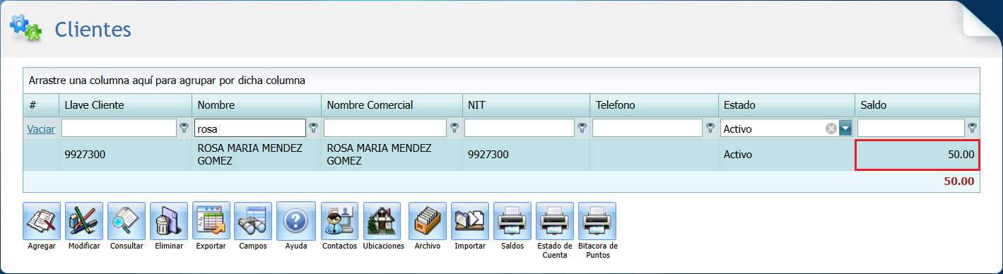 Cuantas Por Cobrar Movimiento Cargo Cliente Antes