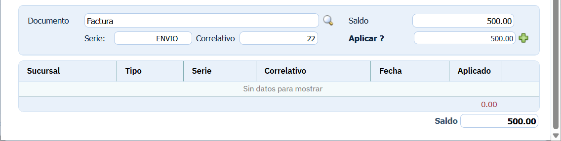 Cuentas Por Cobrar Movimiento FEL Credito Nuevo Factura Agregar