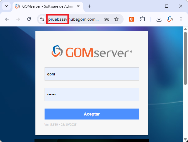 Instalacion GOMserver Windows Confi 3