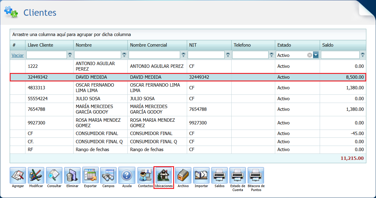 Cuantas Por Cobrar Clientes Ubicacion