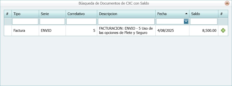 Cuantas Por Cobrar Movimiento Abono Documento Agregar Documento