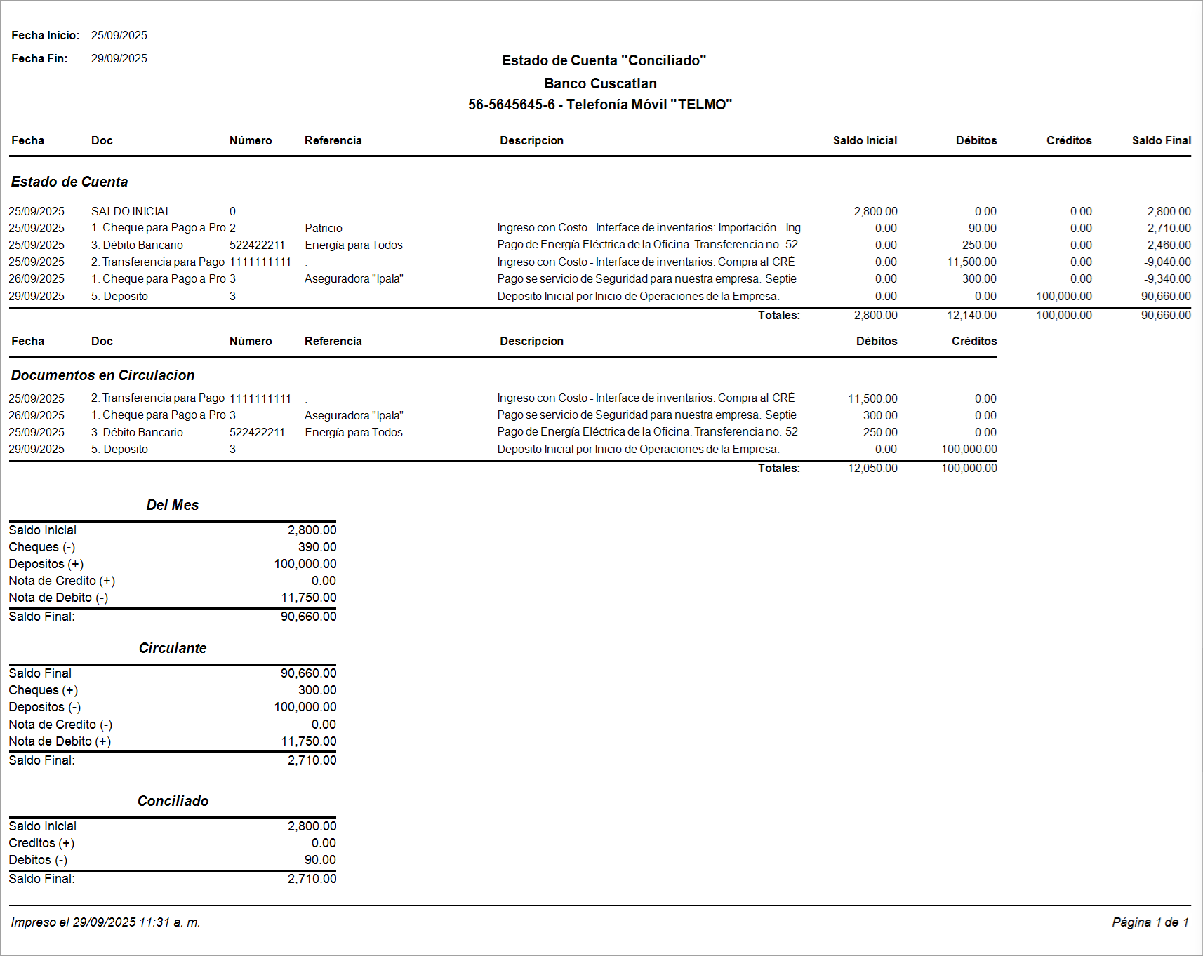 Bancos Conciliacion Imprimir Estado 1