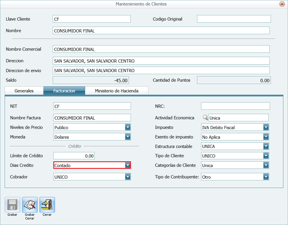 GOMserver CXC Cliente