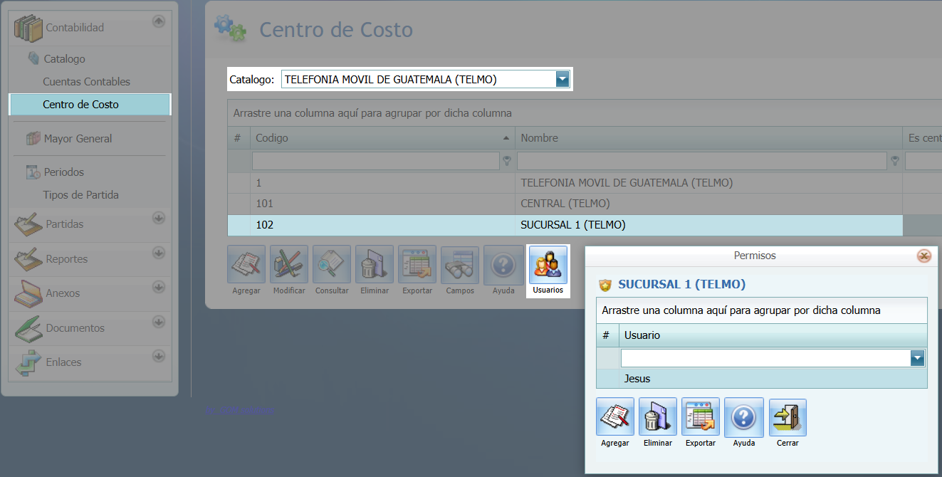Seguridad Por Usuario Centros 2