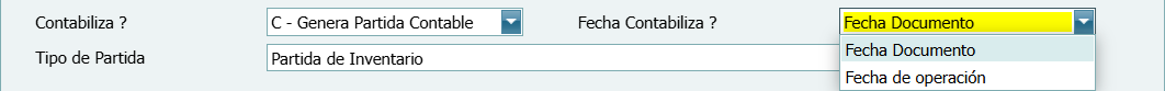 Contabilidad Enlaces Tipos de Ingreso Ventana Fecha