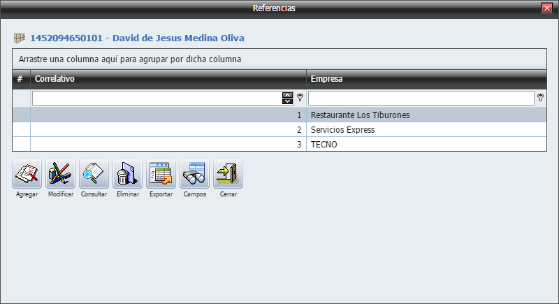 Empleados Nuevo Referencias Laborales