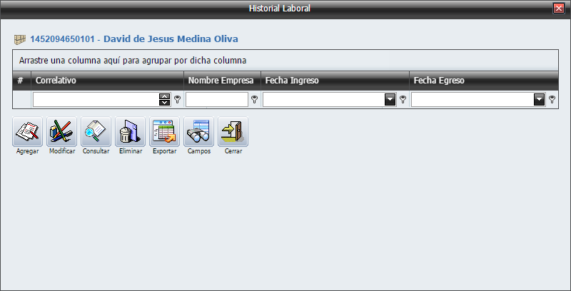 Empleados Nuevo Historial Laboral