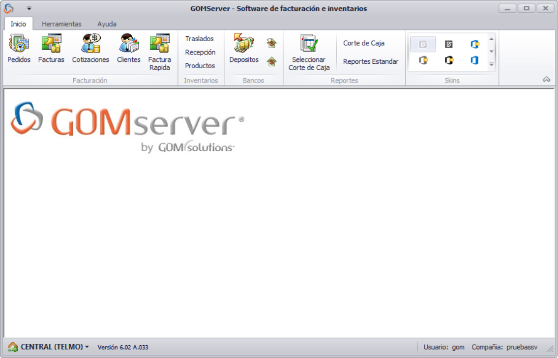 Instalacion GOMserver Windows Principal