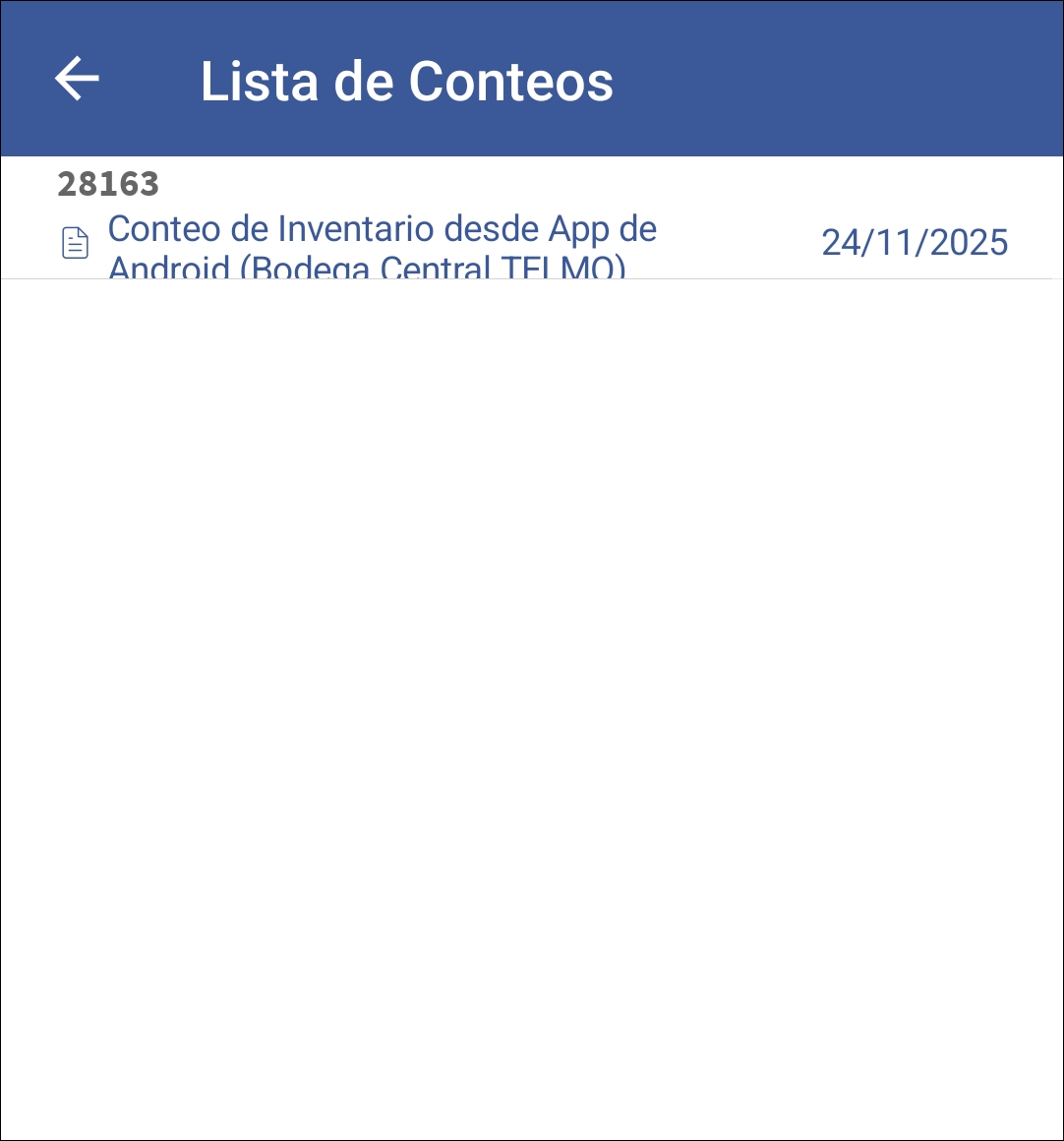 GOMserver App Conteo Tipo