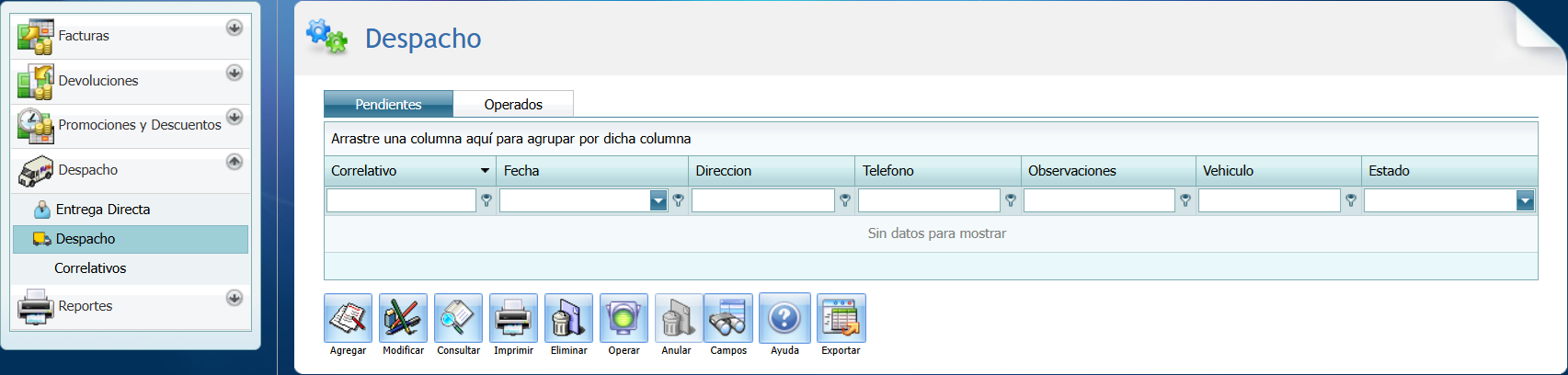 Facturacion Despacho