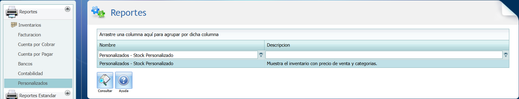 Reporte Personalizado
