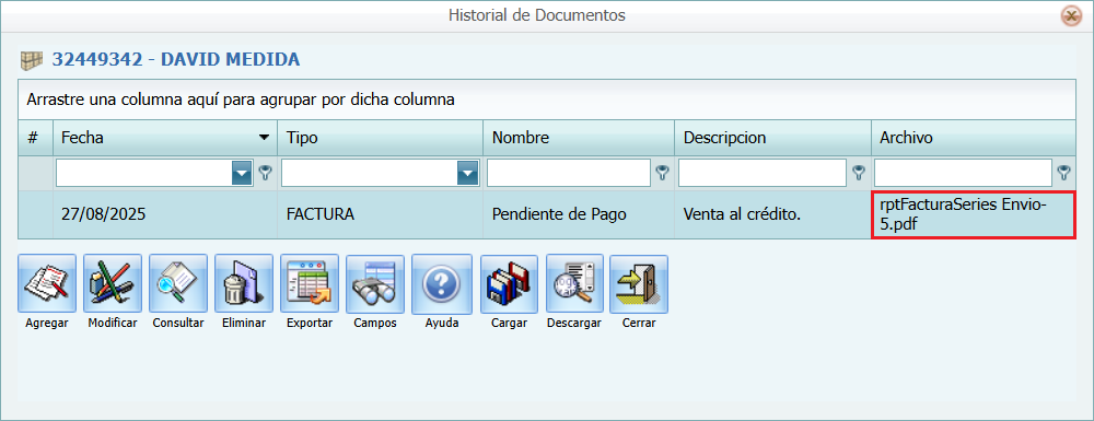 Cuantas Por Cobrar Clientes Archivo Lista Archivo