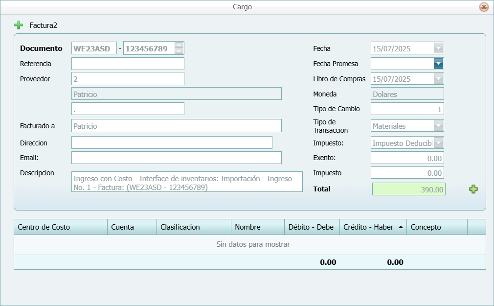 Cuentas por Pagar Pago Masivo Consultar
