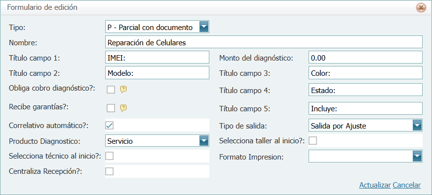 Help Desk Servicio Tipo Nuevo