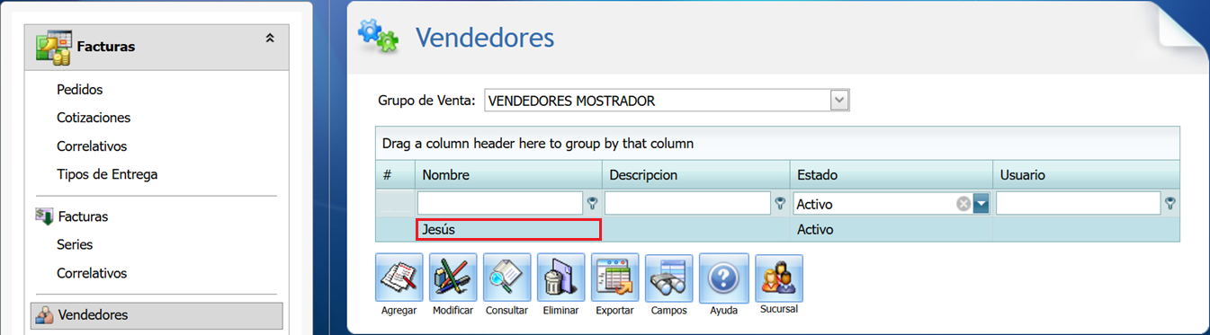 Facturacion Cotizaciones Importar Vendedor