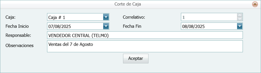 Facturacion Corte Lleno