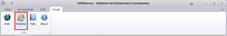 GOMserver Ayuda Remoto