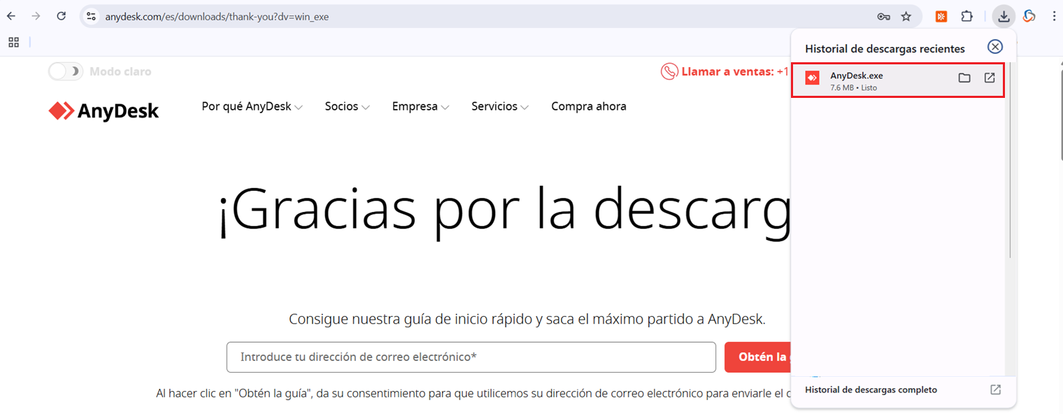 Any Desk Web Descargado