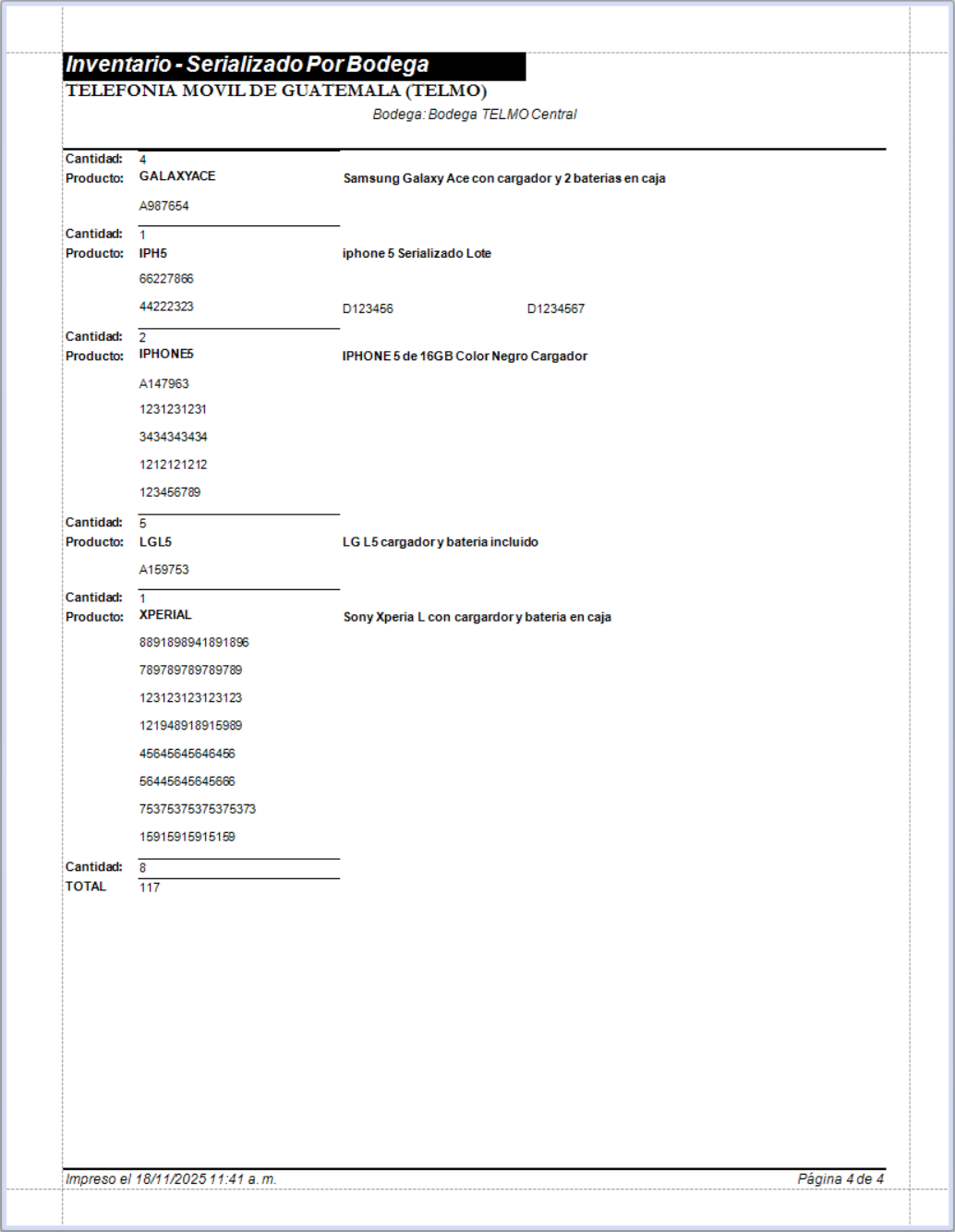 GOMserver Windows Reportes Estandar Final
