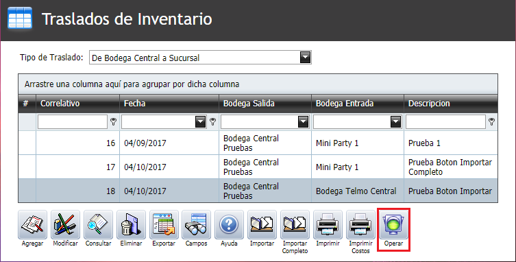 Traslados 4 Operar