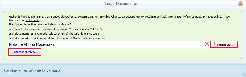 Cuantas Por Cobrar Movimiento Importar Procesar