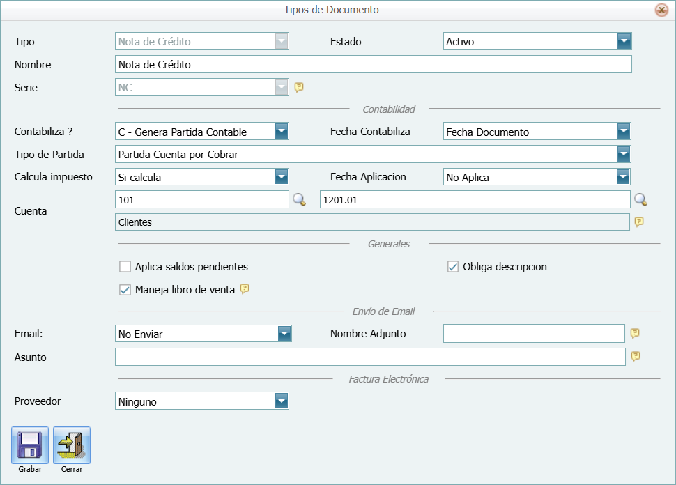Contabilidad Enlaces Estructura Tipo Ventana Llena