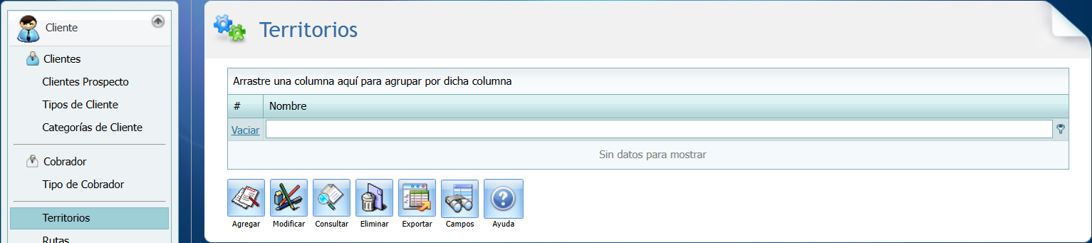 Cuantas Por Cobrar Territorio