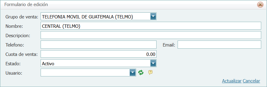 Facturacion Vendedor Lleno