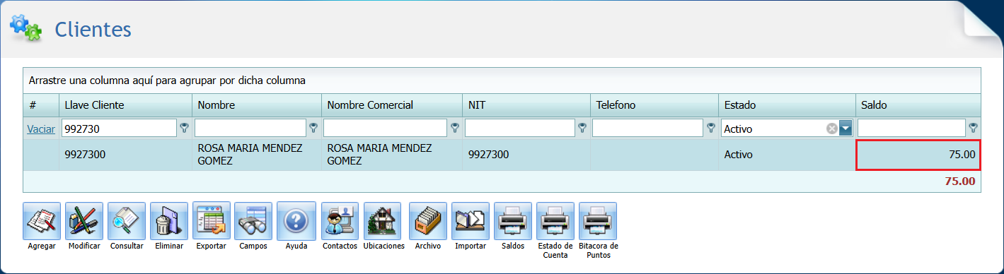 Cuantas Por Cobrar Movimiento Cargo Cliente Despues