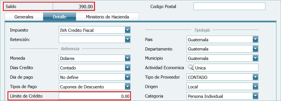 Compra Ordenes Tipos de Ordenes Proveedor