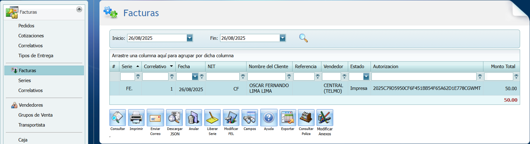 Facturacion Facturas Factura Firmada
