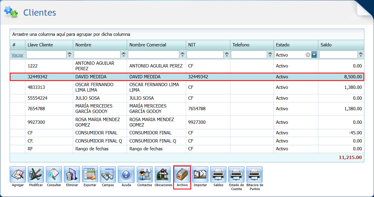 Cuantas Por Cobrar Clientes Archivo