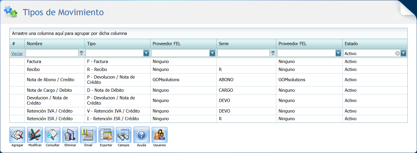 Contabilidad Enlaces Estructura Tipo Ventana